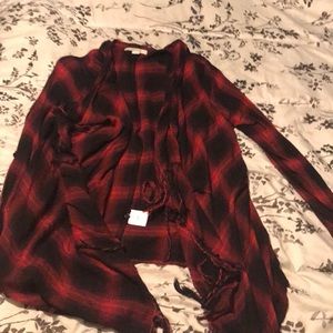 Buffalo plaid High-Low top!!